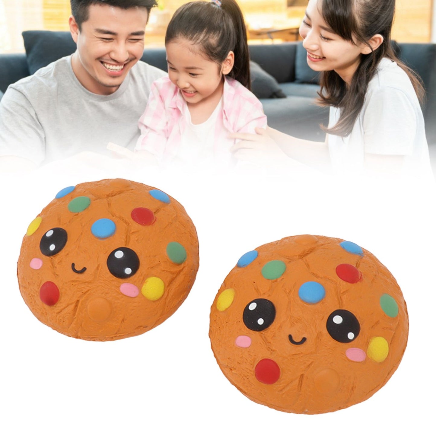 2 Pcs Bread Decompression Toy Interest Slow Rebound Decompression Toy Release Emotion Bread Stress Relieve V1294-YM0521-3117230030011