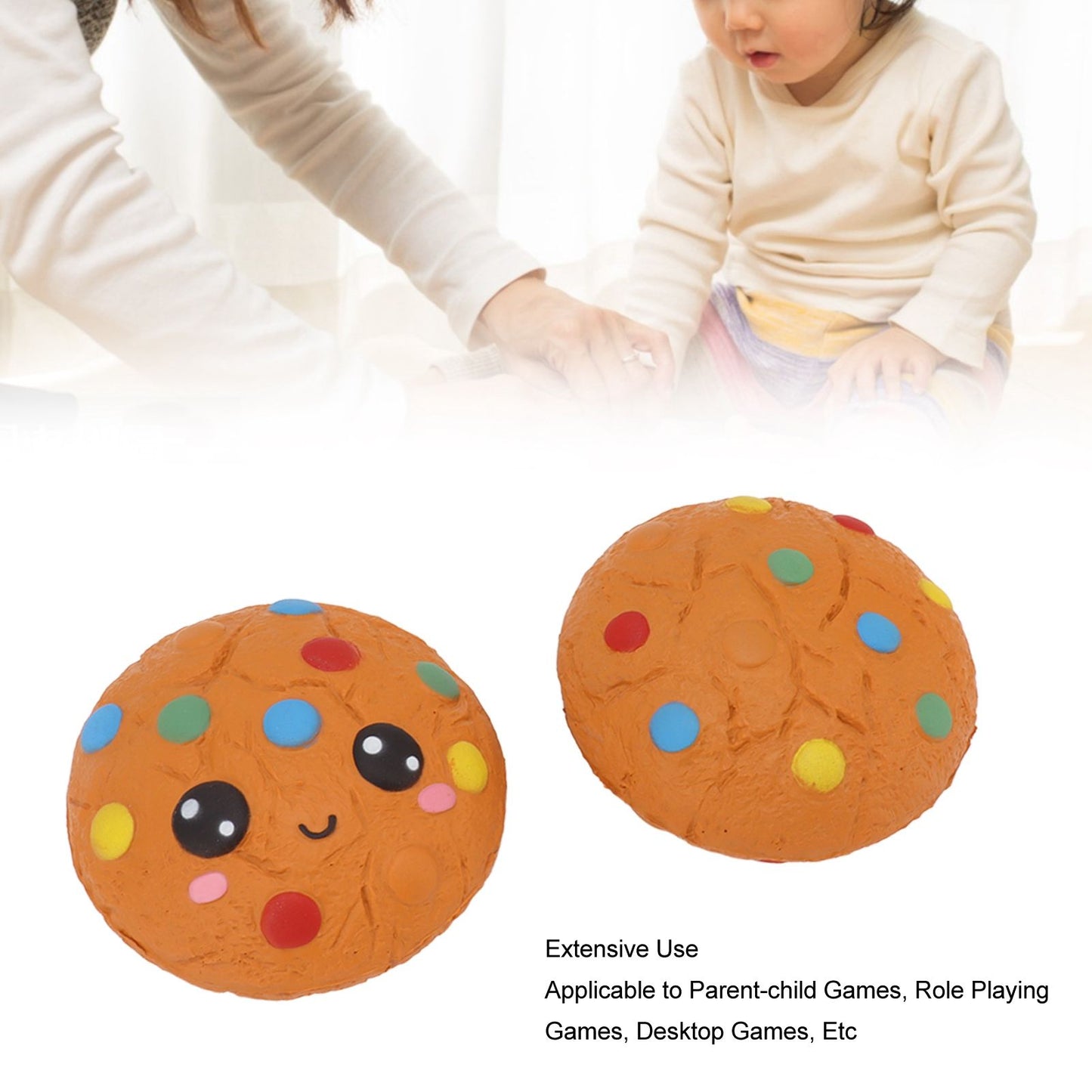 2 Pcs Bread Decompression Toy Interest Slow Rebound Decompression Toy Release Emotion Bread Stress Relieve V1294-YM0521-3117230030011