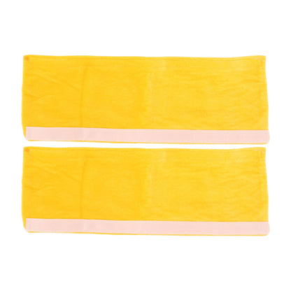 2pcs Refrigerator Door Handle Covers Soft Dustproof Refrigerator Handle Gloves for Kitchen Dining Yellow V1294-YM0521-3117230030911