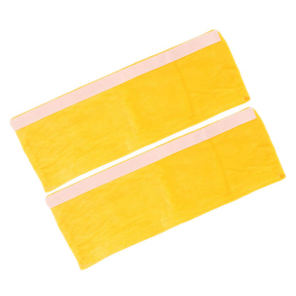 2pcs Refrigerator Door Handle Covers Soft Dustproof Refrigerator Handle Gloves for Kitchen Dining Yellow V1294-YM0521-3117230030911
