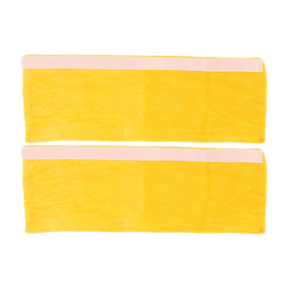 2pcs Refrigerator Door Handle Covers Soft Dustproof Refrigerator Handle Gloves for Kitchen Dining Yellow V1294-YM0521-3117230030911