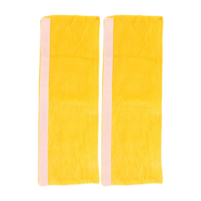 2pcs Refrigerator Door Handle Covers Soft Dustproof Refrigerator Handle Gloves for Kitchen Dining Yellow V1294-YM0521-3117230030911