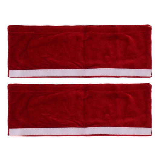 2pcs Refrigerator Door Handle Covers Soft Dustproof Refrigerator Handle Gloves for Kitchen Dining Claret V1294-YM0521-3117230030912