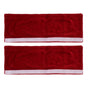2pcs Refrigerator Door Handle Covers Soft Dustproof Refrigerator Handle Gloves for Kitchen Dining Claret V1294-YM0521-3117230030912