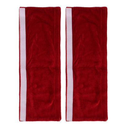 2pcs Refrigerator Door Handle Covers Soft Dustproof Refrigerator Handle Gloves for Kitchen Dining Claret V1294-YM0521-3117230030912