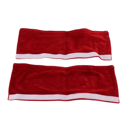 2pcs Refrigerator Door Handle Covers Soft Dustproof Refrigerator Handle Gloves for Kitchen Dining Claret V1294-YM0521-3117230030912