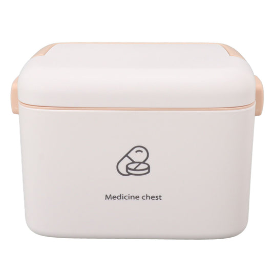 Large Medicine Storage Box Organizer Container Family Emergency Medicine Case with Removable Tray Type B V1294-YM0521-3117230036612
