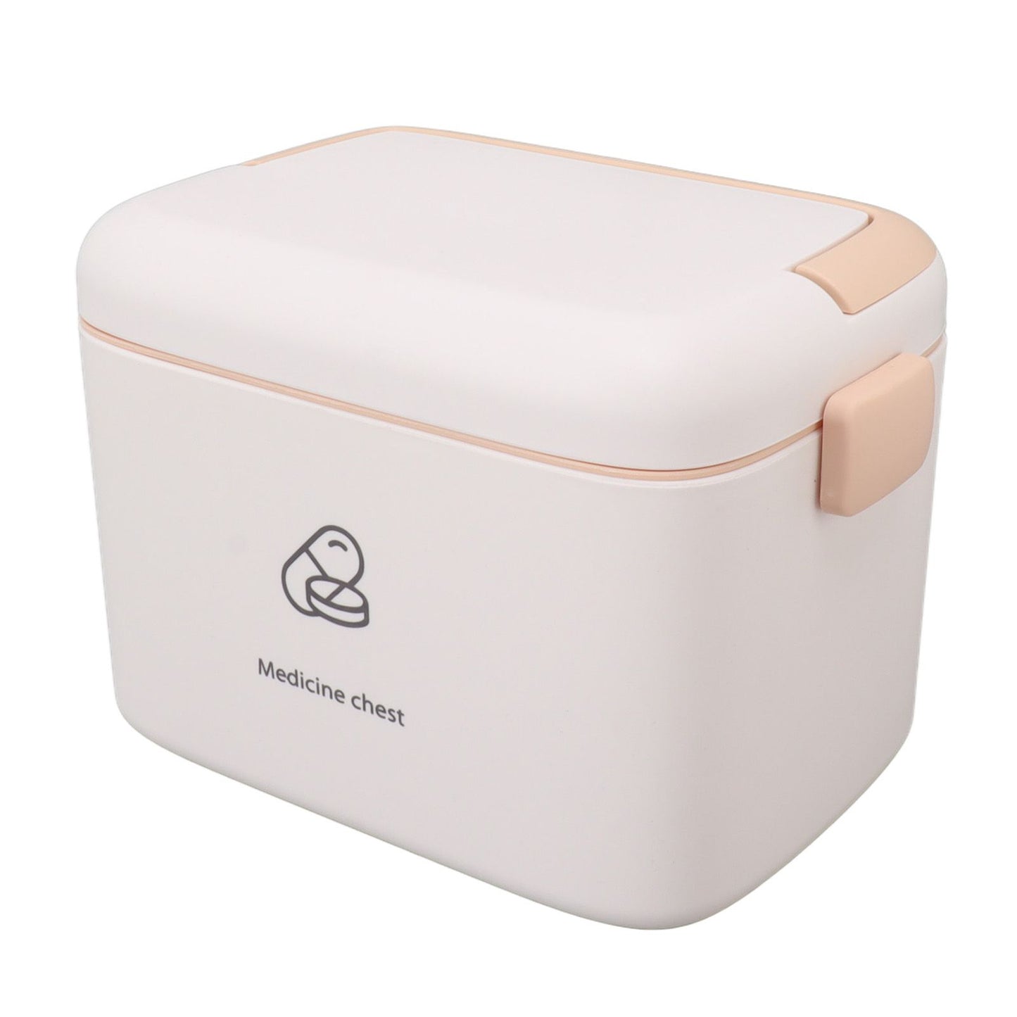 Large Medicine Storage Box Organizer Container Family Emergency Medicine Case with Removable Tray Type B V1294-YM0521-3117230036612