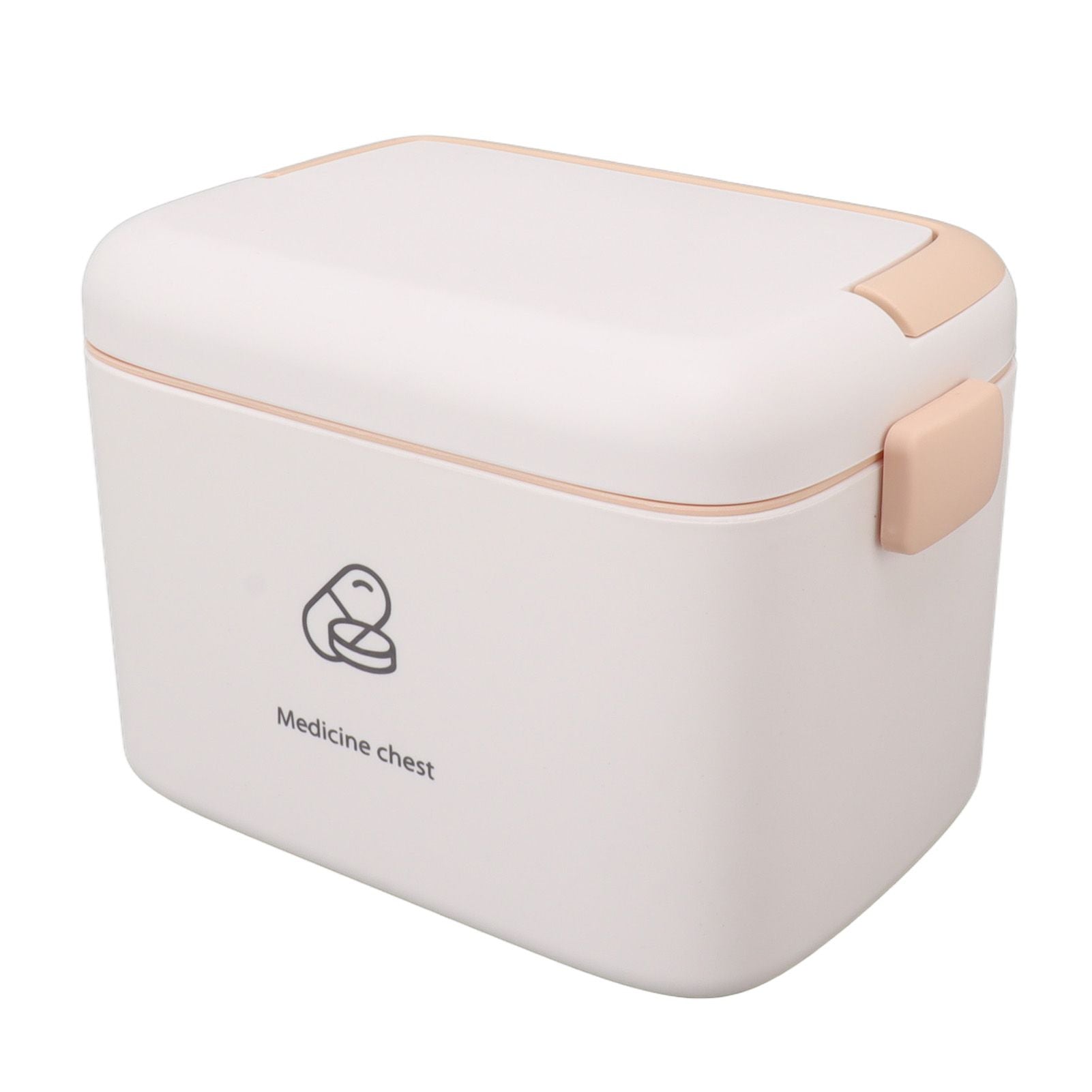 Large Medicine Storage Box Organizer Container Family Emergency Medicine Case with Removable Tray Type B V1294-YM0521-3117230036612