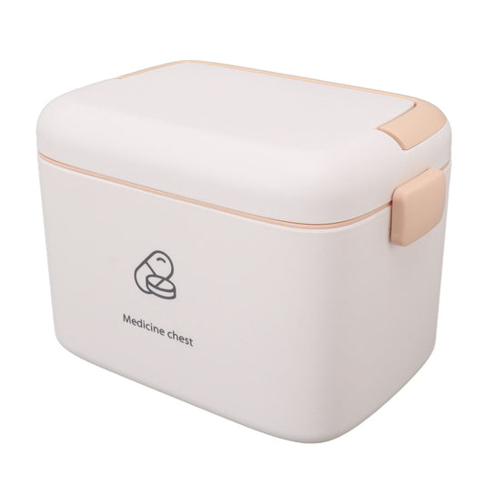 Large Medicine Storage Box Organizer Container Family Emergency Medicine Case with Removable Tray Type B V1294-YM0521-3117230036612