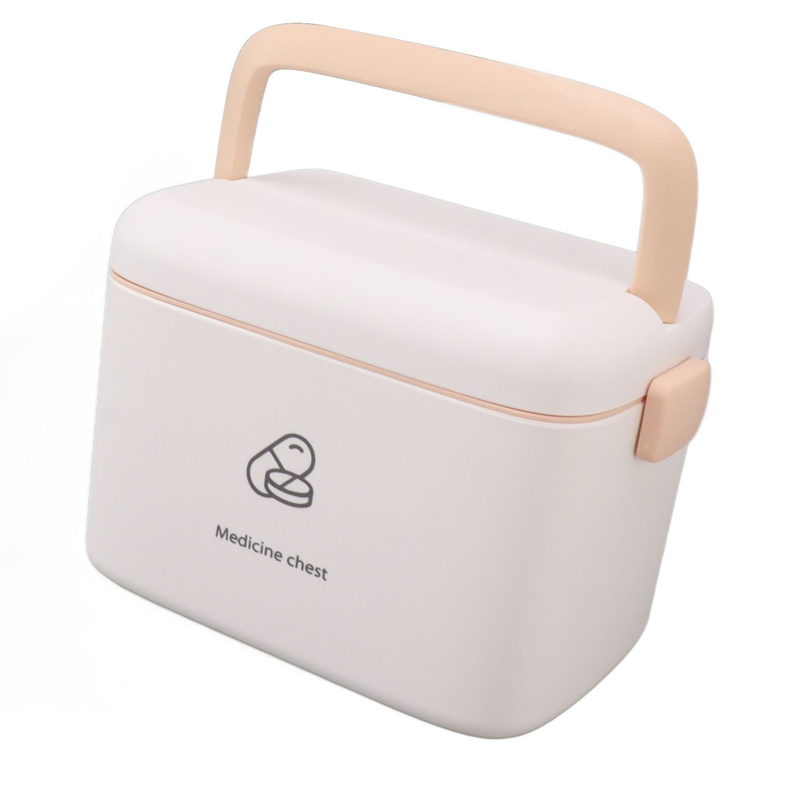 Large Medicine Storage Box Organizer Container Family Emergency Medicine Case with Removable Tray Type B V1294-YM0521-3117230036612