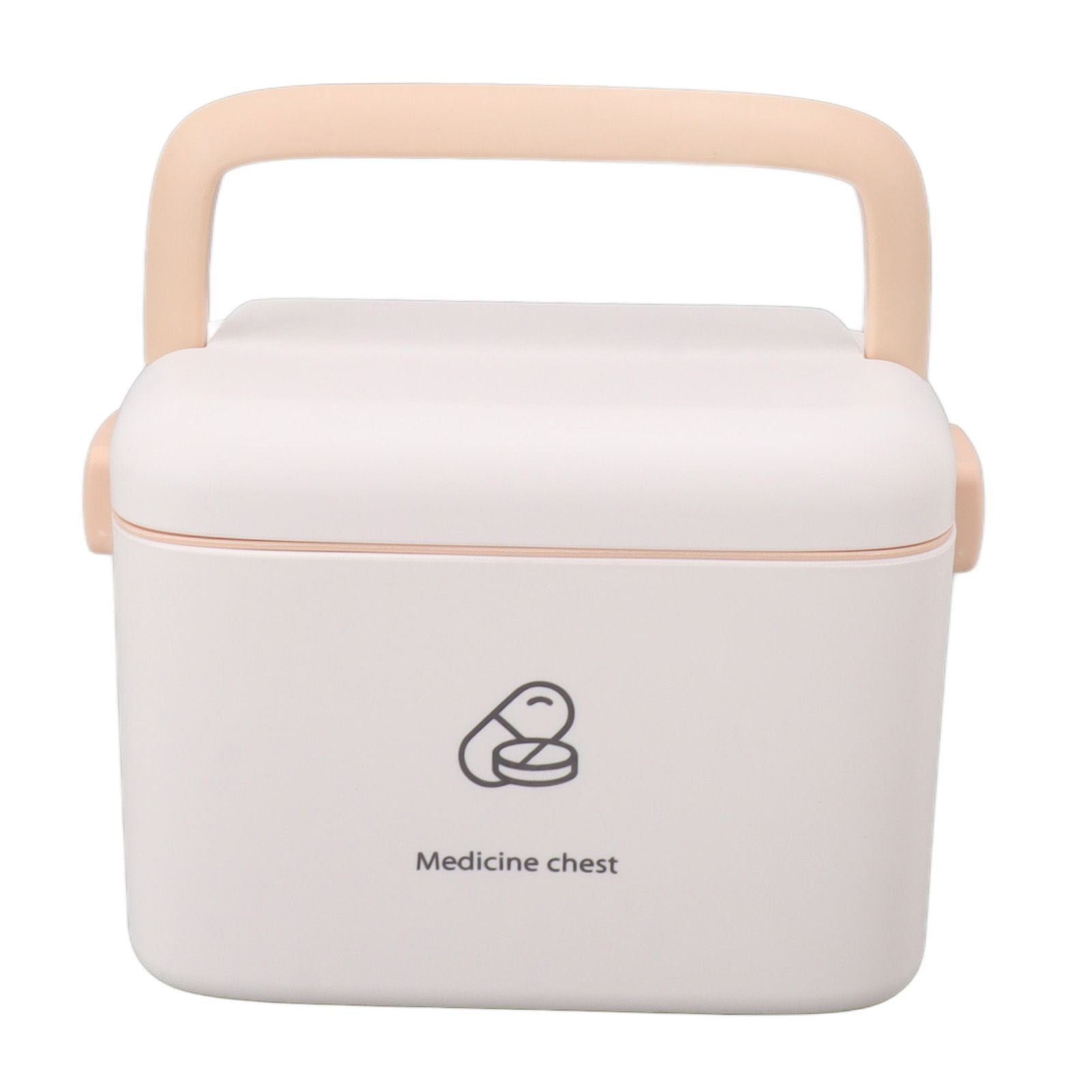 Large Medicine Storage Box Organizer Container Family Emergency Medicine Case with Removable Tray Type B V1294-YM0521-3117230036612