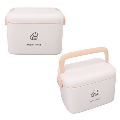 Large Medicine Storage Box Organizer Container Family Emergency Medicine Case with Removable Tray Type B V1294-YM0521-3117230036612