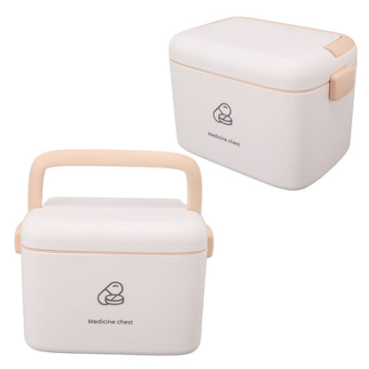 Large Medicine Storage Box Organizer Container Family Emergency Medicine Case with Removable Tray Type B V1294-YM0521-3117230036612