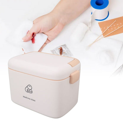 Large Medicine Storage Box Organizer Container Family Emergency Medicine Case with Removable Tray Type B V1294-YM0521-3117230036612