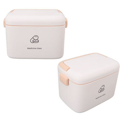Large Medicine Storage Box Organizer Container Family Emergency Medicine Case with Removable Tray Type B V1294-YM0521-3117230036612