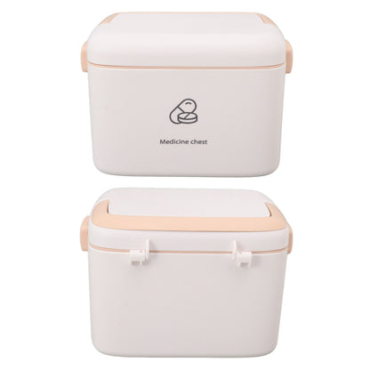 Large Medicine Storage Box Organizer Container Family Emergency Medicine Case with Removable Tray Type B V1294-YM0521-3117230036612