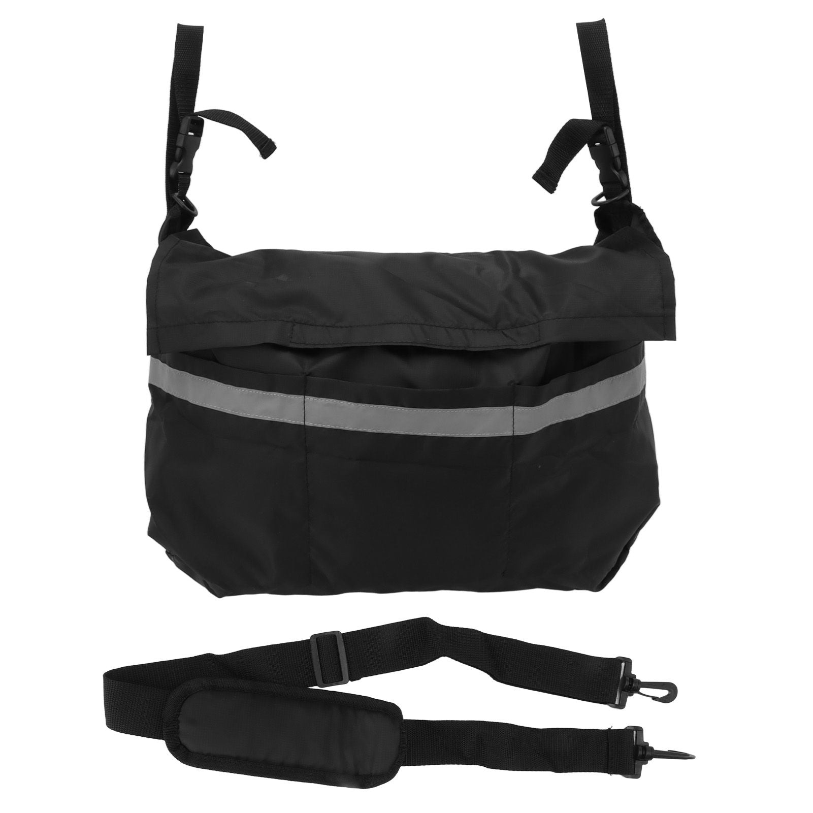 Walker Pouch Bag Polyester Foldable Wheelchair Backpack Carry Bag for Seniors Elderly V1294-YM0521-3117230038111