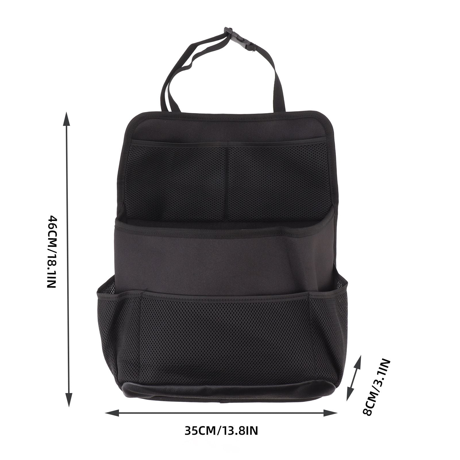 Car Back Seat Organizer Multi Pocket Large Capacity Universal Car Back Seat Storage Bag for Bottle Phone V1294-YM0521-3117230038911