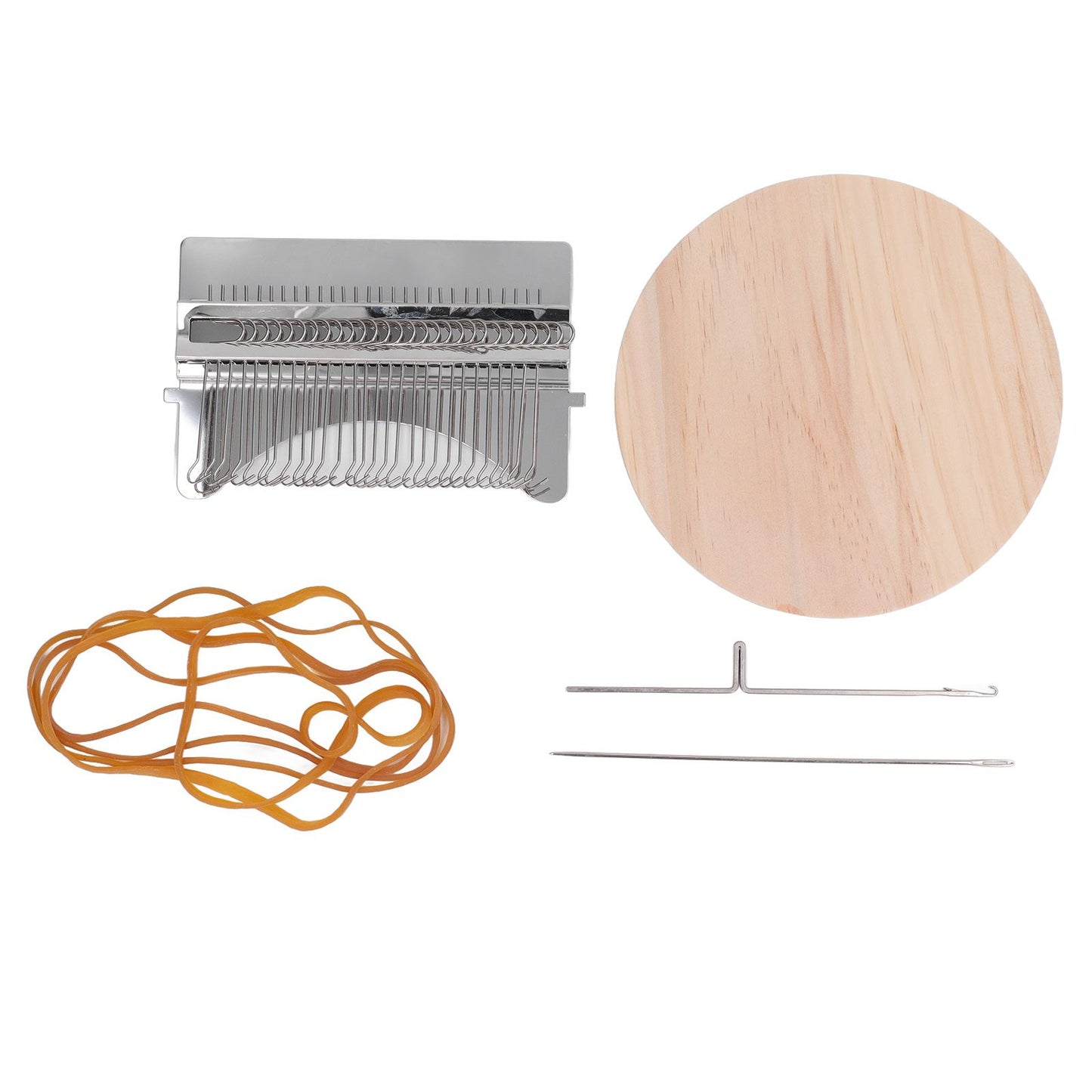 28 Pins Convenient Darning Loom Manual Darning Weaving Loom Tool for Socks Clothes V1294-YM0521-3117230040611