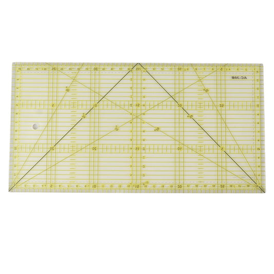 Acrylic Quilt Ruler DIY Precise Scale Transparent Quilting Ruler for Sewing Measuring Patchwork V1294-YM0521-3117230040811