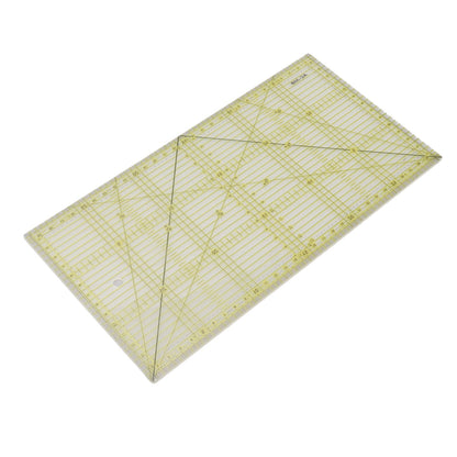 Acrylic Quilt Ruler DIY Precise Scale Transparent Quilting Ruler for Sewing Measuring Patchwork V1294-YM0521-3117230040811