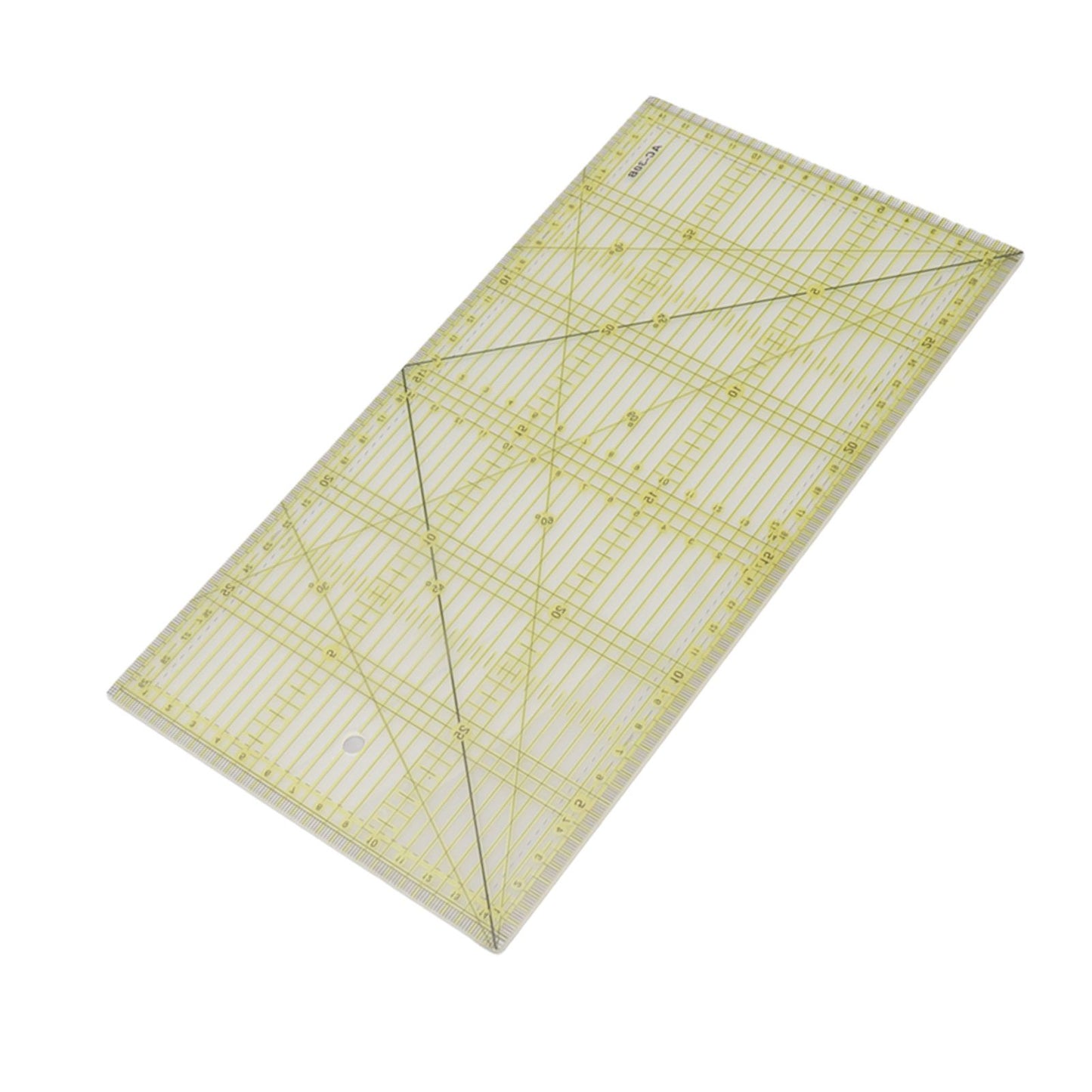Acrylic Quilt Ruler DIY Precise Scale Transparent Quilting Ruler for Sewing Measuring Patchwork V1294-YM0521-3117230040811