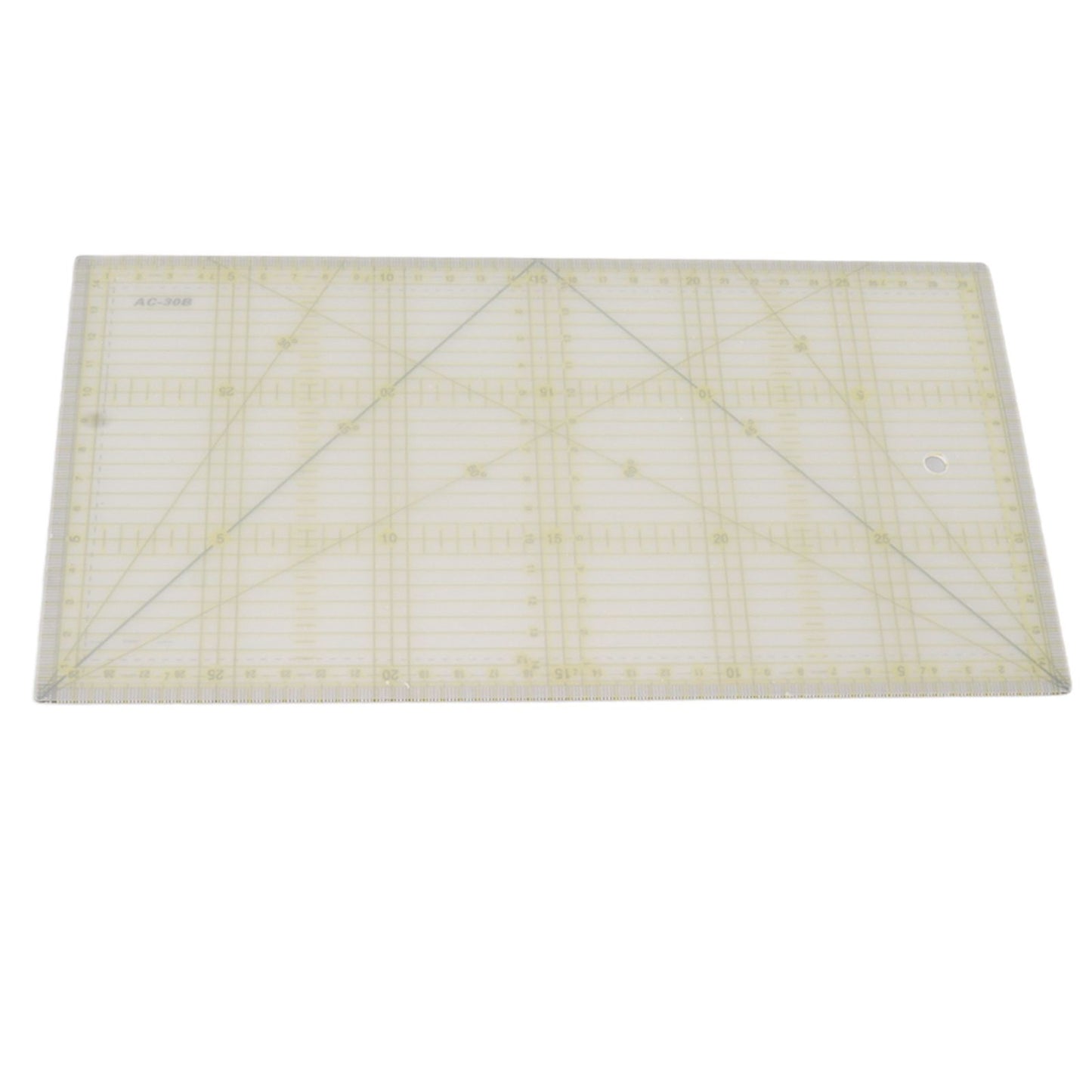 Acrylic Quilt Ruler DIY Precise Scale Transparent Quilting Ruler for Sewing Measuring Patchwork V1294-YM0521-3117230040811