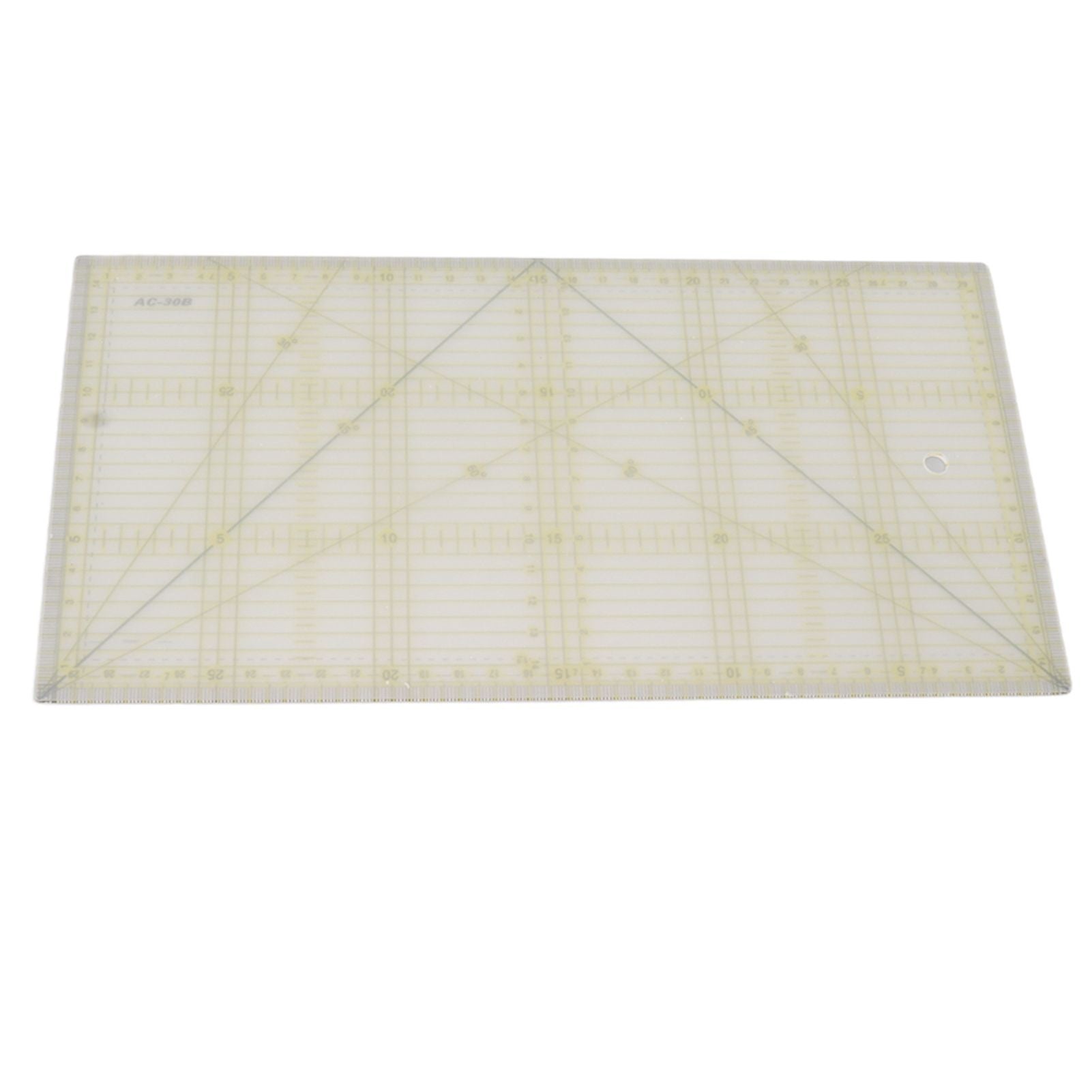 Acrylic Quilt Ruler DIY Precise Scale Transparent Quilting Ruler for Sewing Measuring Patchwork V1294-YM0521-3117230040811