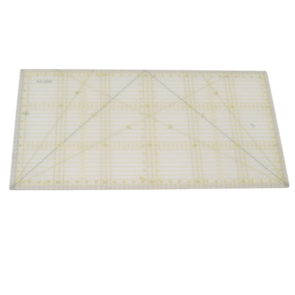Acrylic Quilt Ruler DIY Precise Scale Transparent Quilting Ruler for Sewing Measuring Patchwork V1294-YM0521-3117230040811
