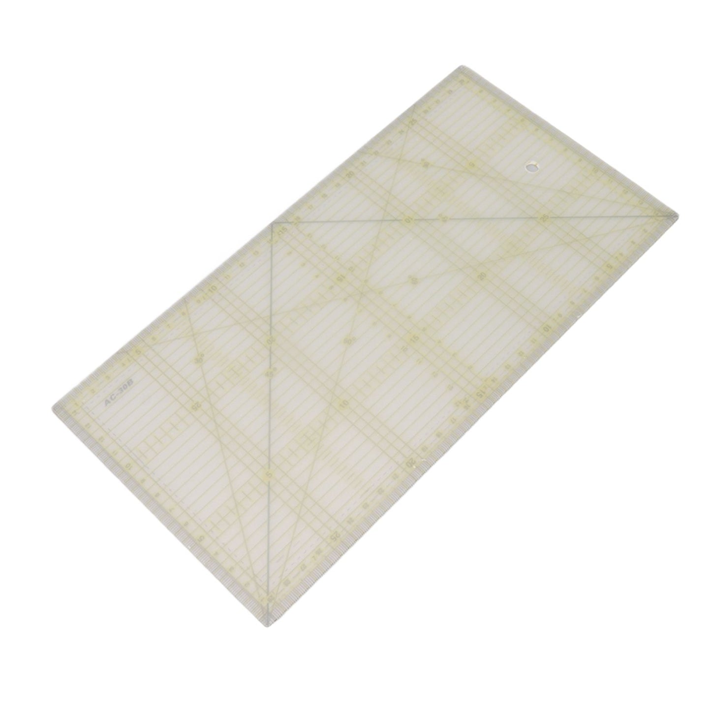 Acrylic Quilt Ruler DIY Precise Scale Transparent Quilting Ruler for Sewing Measuring Patchwork V1294-YM0521-3117230040811