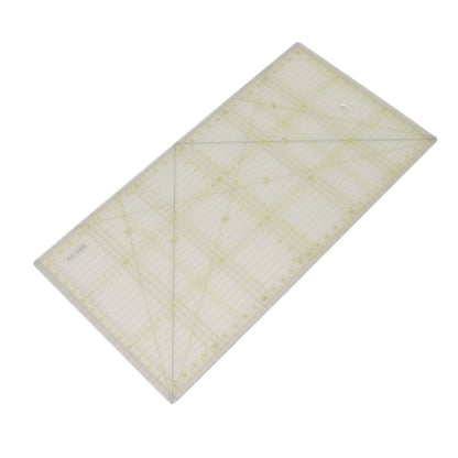 Acrylic Quilt Ruler DIY Precise Scale Transparent Quilting Ruler for Sewing Measuring Patchwork V1294-YM0521-3117230040811