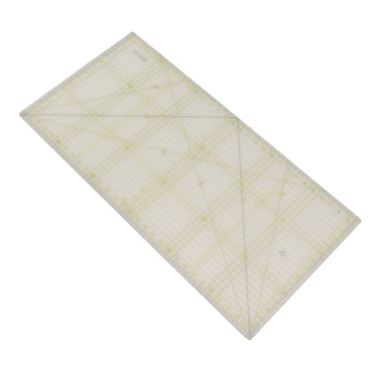 Acrylic Quilt Ruler DIY Precise Scale Transparent Quilting Ruler for Sewing Measuring Patchwork V1294-YM0521-3117230040811