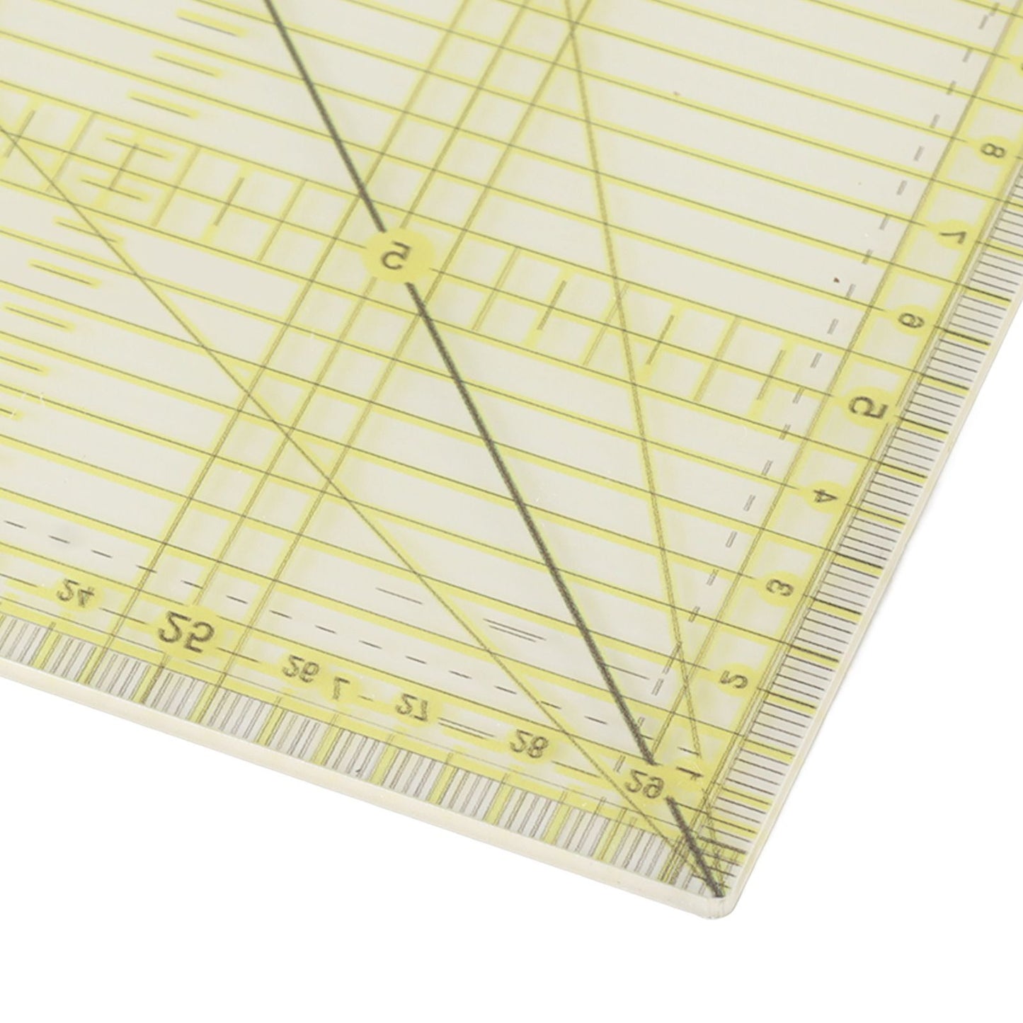 Acrylic Quilt Ruler DIY Precise Scale Transparent Quilting Ruler for Sewing Measuring Patchwork V1294-YM0521-3117230040811