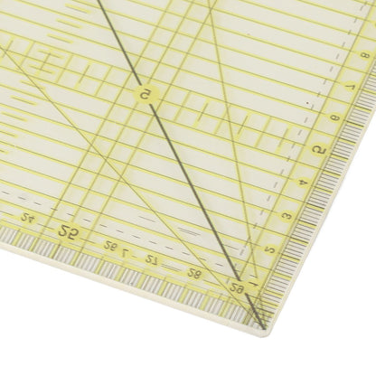 Acrylic Quilt Ruler DIY Precise Scale Transparent Quilting Ruler for Sewing Measuring Patchwork V1294-YM0521-3117230040811
