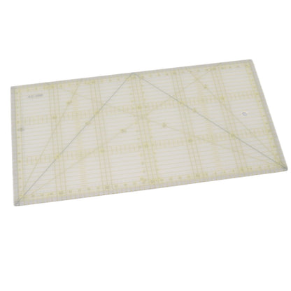 Acrylic Quilt Ruler DIY Precise Scale Transparent Quilting Ruler for Sewing Measuring Patchwork V1294-YM0521-3117230040811
