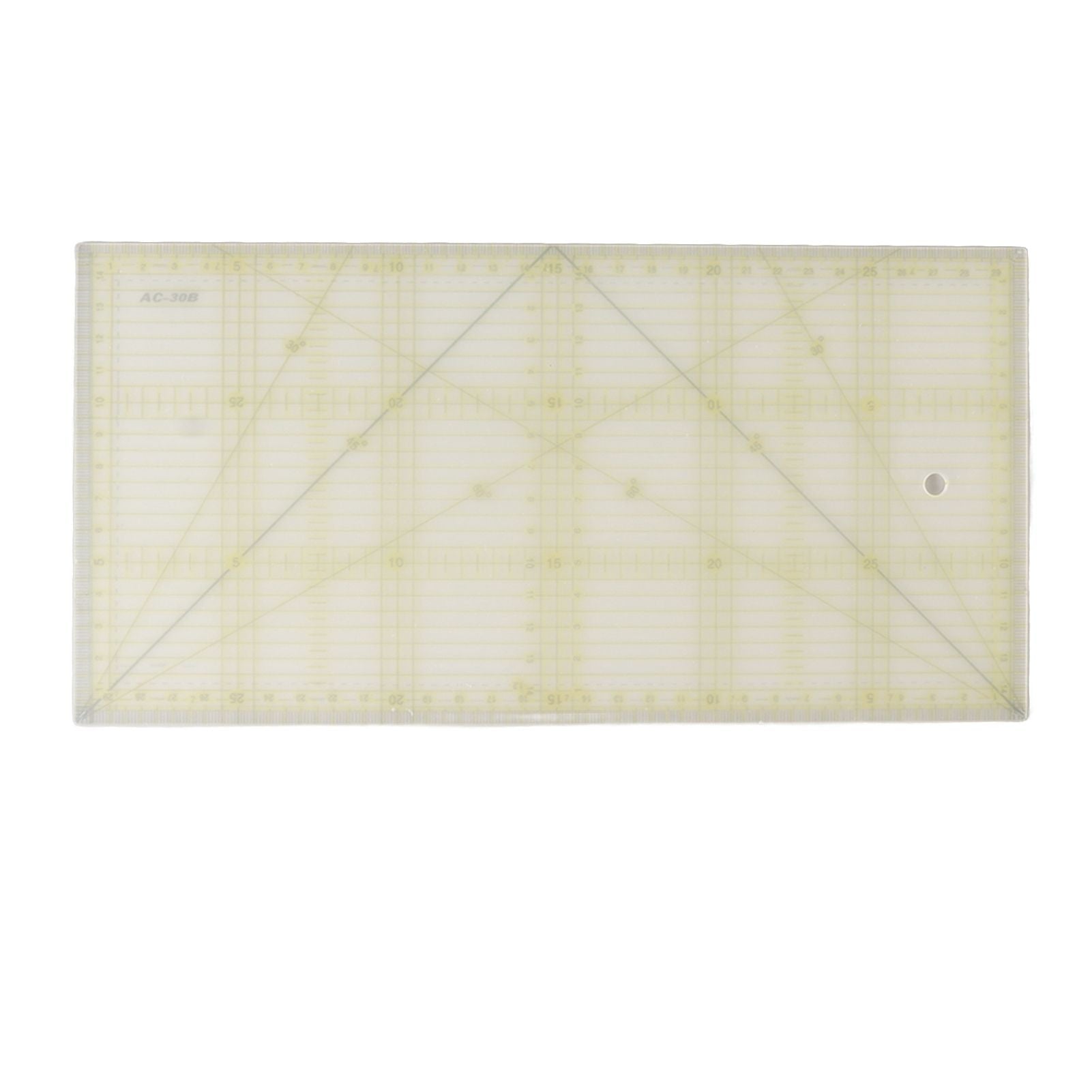 Acrylic Quilt Ruler DIY Precise Scale Transparent Quilting Ruler for Sewing Measuring Patchwork V1294-YM0521-3117230040811