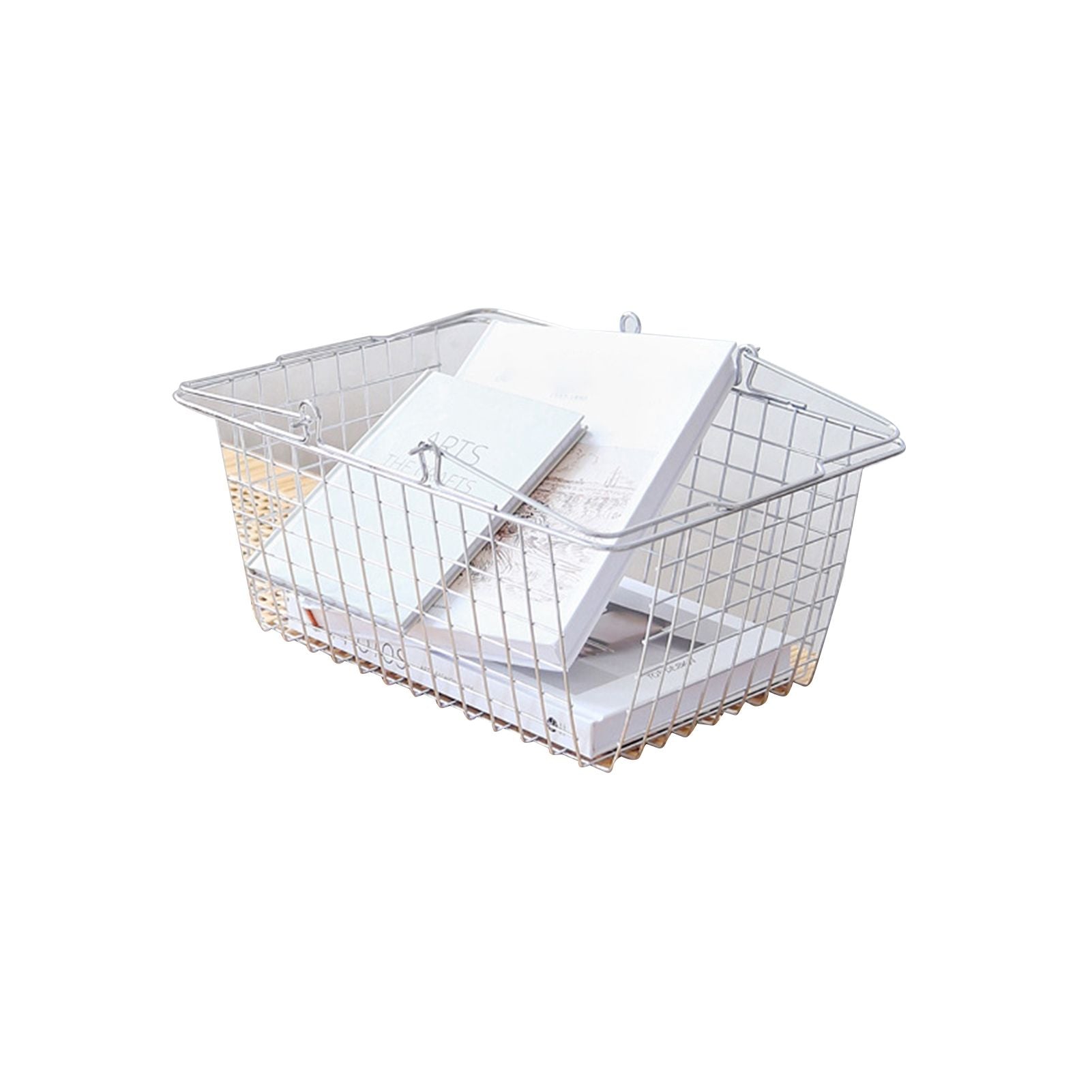 Storage Basket Convenient High Load Bearing Capacity for Bedroom Kitchen Dormitory Supplies Hand Storage V1294-YM0521-3117230041511