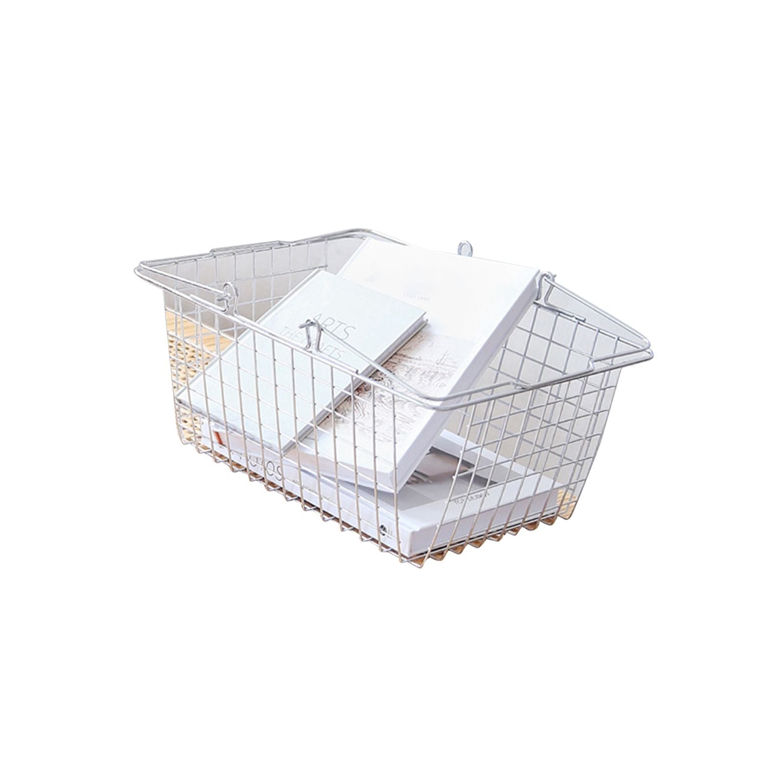 Storage Basket Convenient High Load Bearing Capacity for Bedroom Kitchen Dormitory Supplies Hand Storage V1294-YM0521-3117230041511