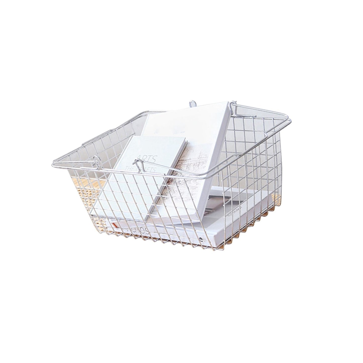 Storage Basket Convenient High Load Bearing Capacity for Bedroom Kitchen Dormitory Supplies Hand Storage V1294-YM0521-3117230041511