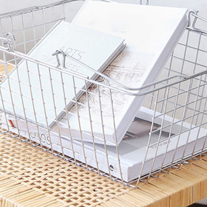 Storage Basket Convenient High Load Bearing Capacity for Bedroom Kitchen Dormitory Supplies Hand Storage V1294-YM0521-3117230041511