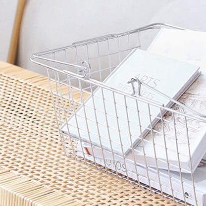 Storage Basket Convenient High Load Bearing Capacity for Bedroom Kitchen Dormitory Supplies Hand Storage V1294-YM0521-3117230041511