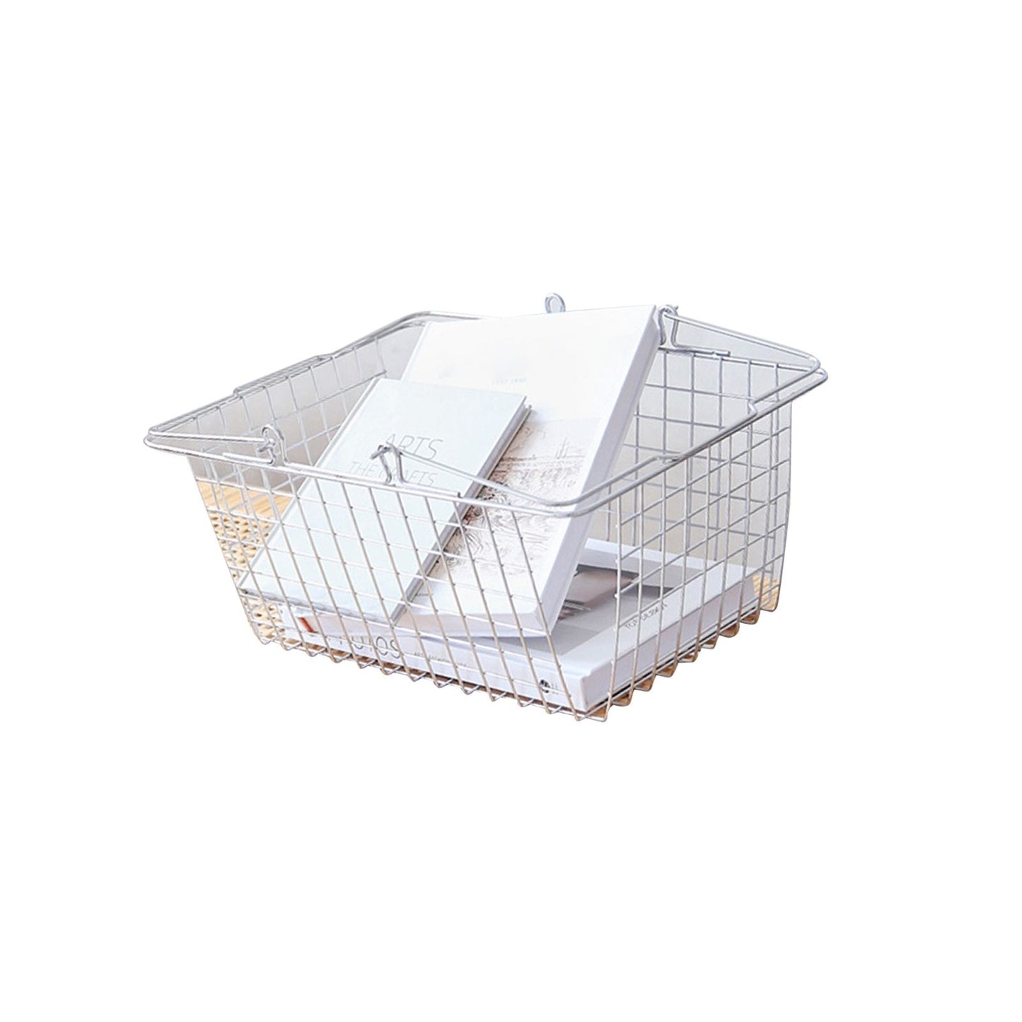 Storage Basket Convenient High Load Bearing Capacity for Bedroom Kitchen Dormitory Supplies Hand Storage V1294-YM0521-3117230041511