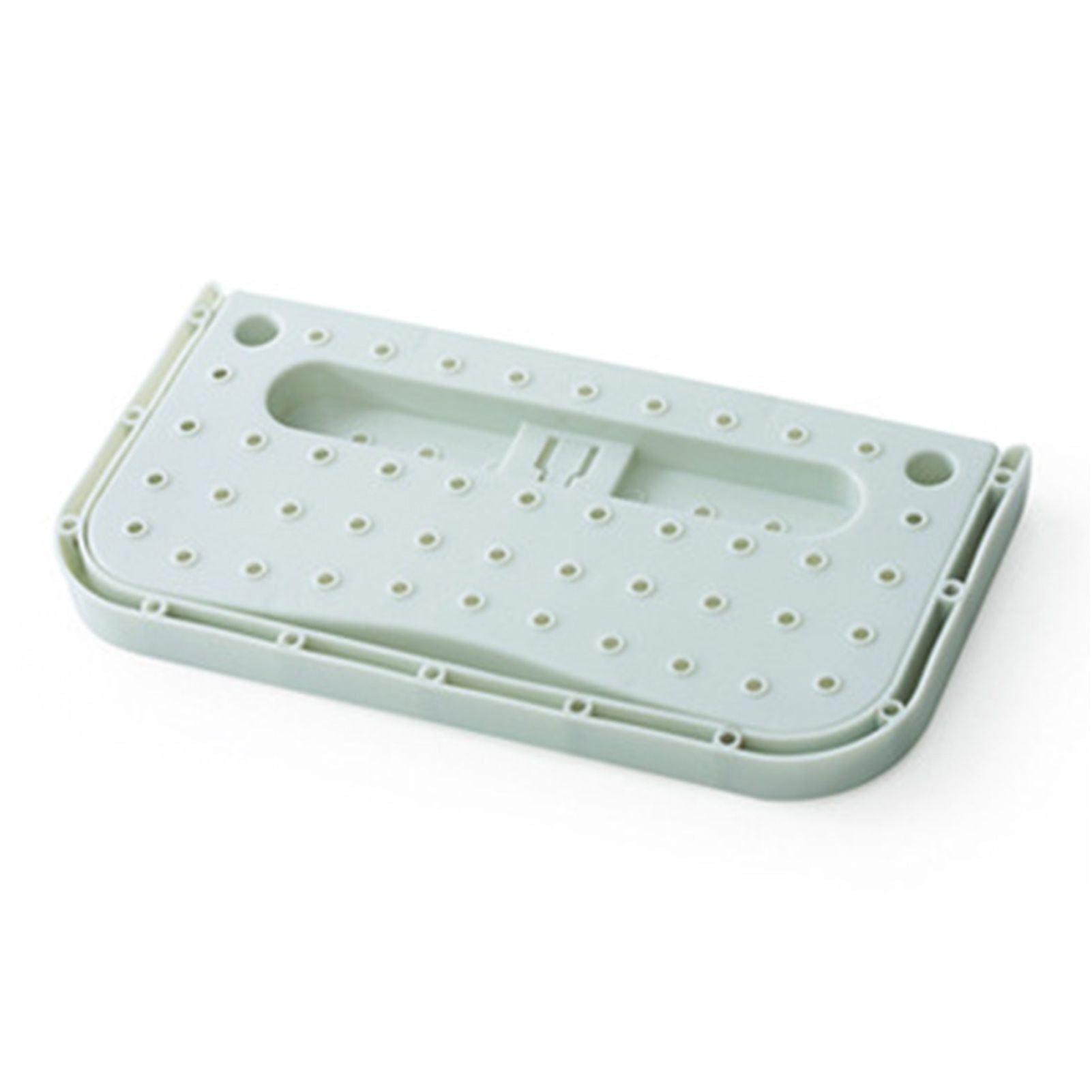Wall Mounted Shoes Rack Adhesive Foldable Space Saving PP Door Shoe Hanger for Bathroom Blue Free Size V1294-YM0521-3117230042613