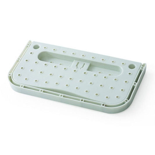 Wall Mounted Shoes Rack Adhesive Foldable Space Saving PP Door Shoe Hanger for Bathroom Blue Free Size V1294-YM0521-3117230042613