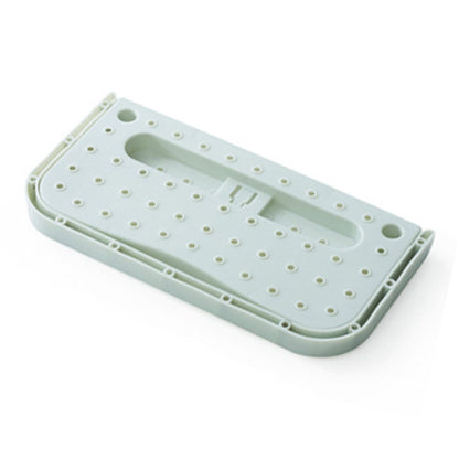 Wall Mounted Shoes Rack Adhesive Foldable Space Saving PP Door Shoe Hanger for Bathroom Blue Free Size V1294-YM0521-3117230042613