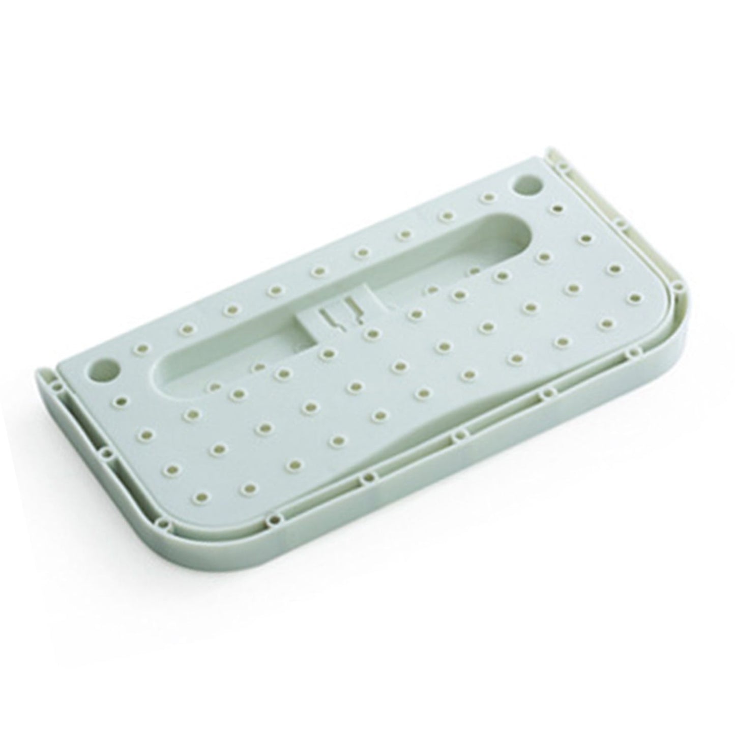 Wall Mounted Shoes Rack Adhesive Foldable Space Saving PP Door Shoe Hanger for Bathroom Blue Free Size V1294-YM0521-3117230042613
