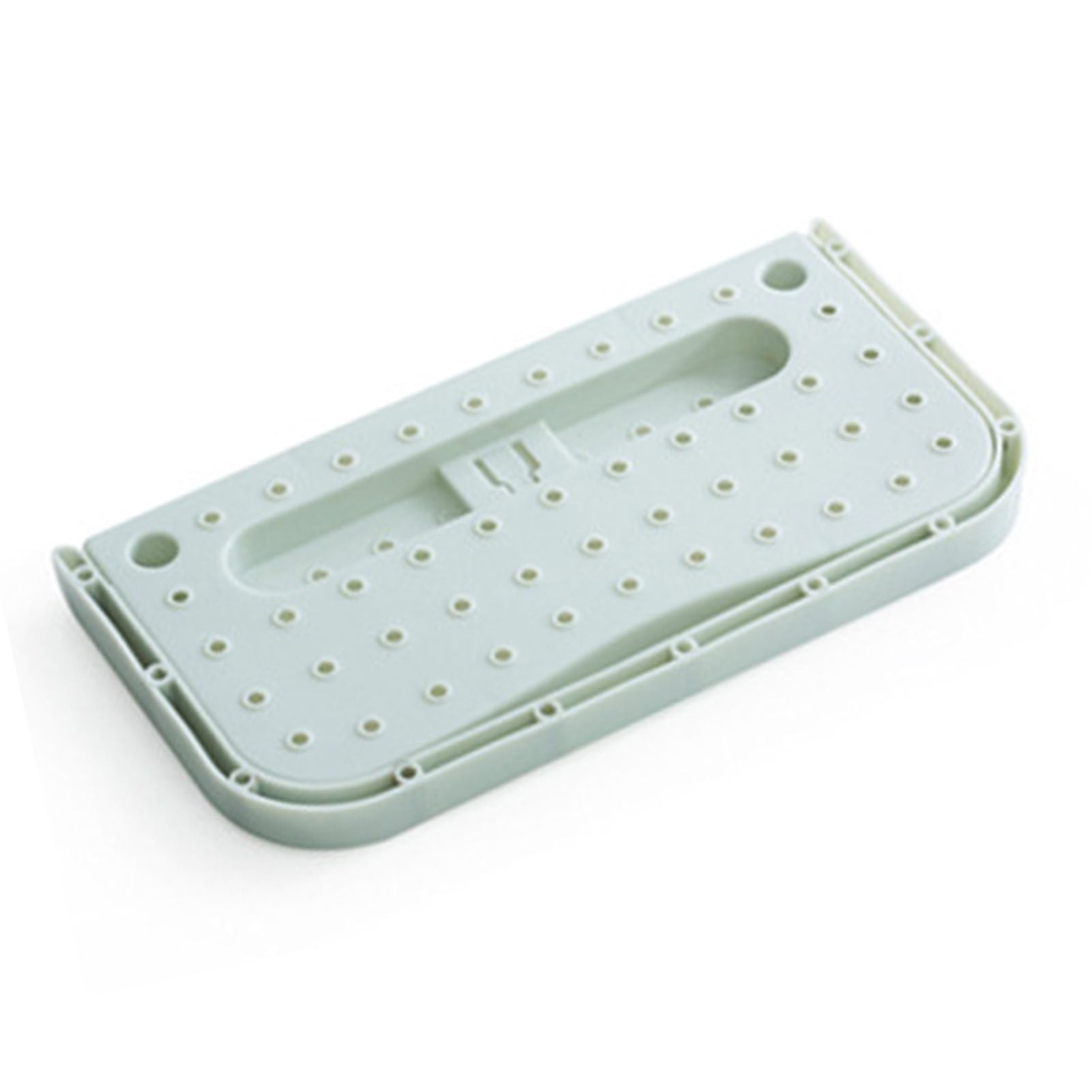 Wall Mounted Shoes Rack Adhesive Foldable Space Saving PP Door Shoe Hanger for Bathroom Blue Free Size V1294-YM0521-3117230042613