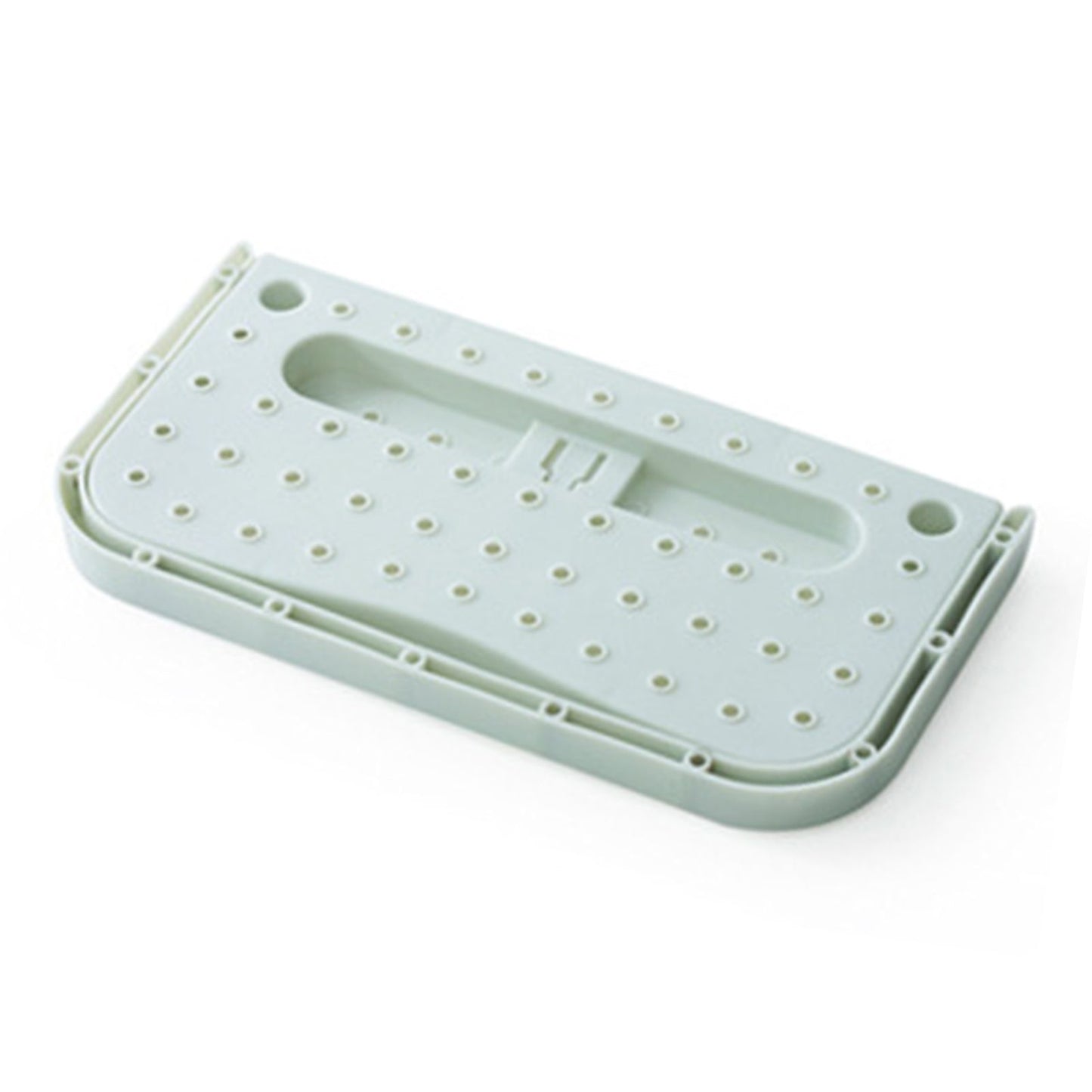 Wall Mounted Shoes Rack Adhesive Foldable Space Saving PP Door Shoe Hanger for Bathroom Blue Free Size V1294-YM0521-3117230042613