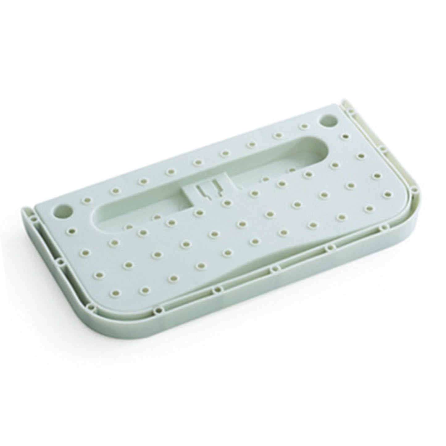 Wall Mounted Shoes Rack Adhesive Foldable Space Saving PP Door Shoe Hanger for Bathroom Blue Free Size V1294-YM0521-3117230042613